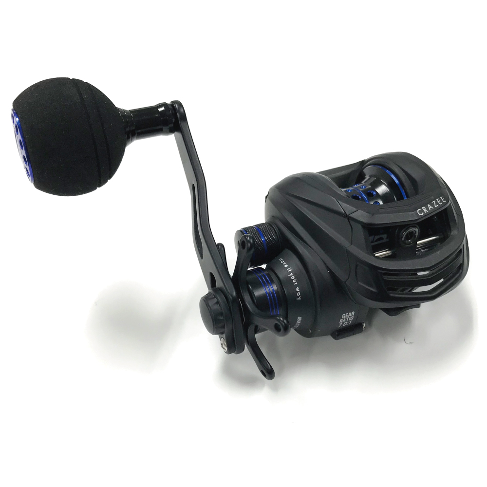 ANGRYFISH AGCR-C ベイトキャスティングリール コンパクトデザイン 釣りリール ギア比6.3:1 超スムーズベイトキャスター 磁気ブレーキシステム 7+1ボールベアリ | ANGRYFISH ベイトキャスティングリール 12+1 ボール