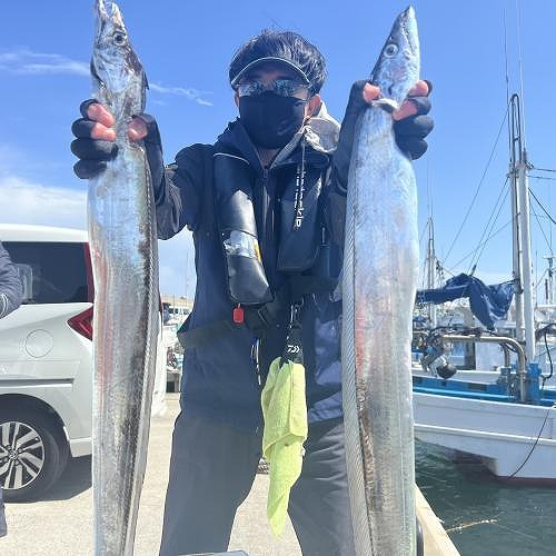 テンヤで狙う日立沖の良型タチウオ